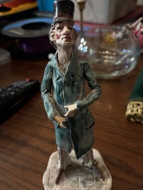 Vintage Charles De Gaulle Original Moil Figurine Hand Painted Political Caricatu